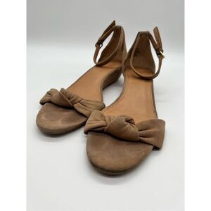 J. Crew Taupe Suede Sandals